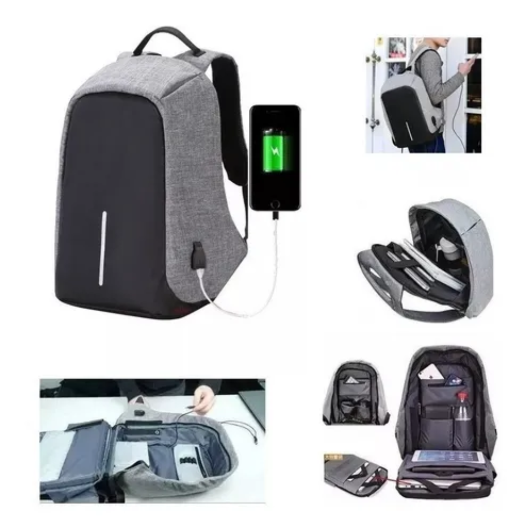 Maleta Antirrobo Con Cable Usb